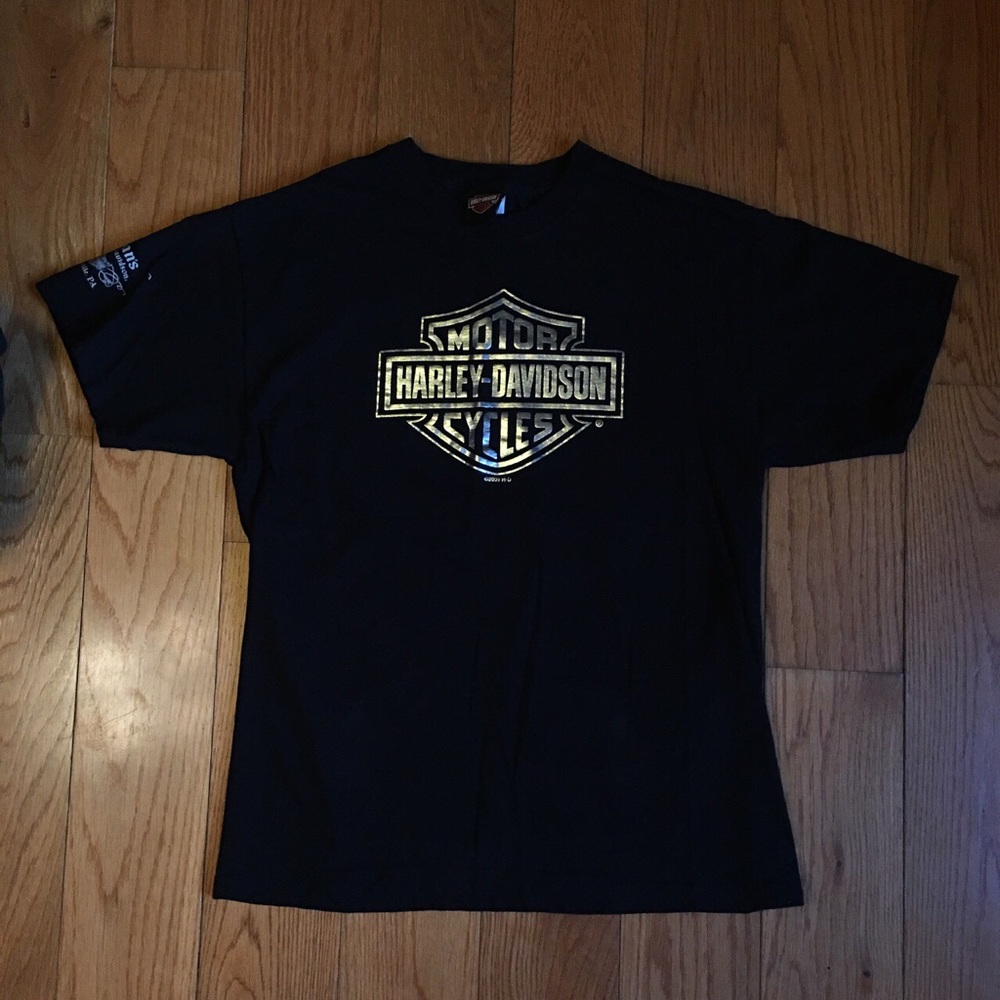 SOLD - Harley Davidson Metallic T-Shirt